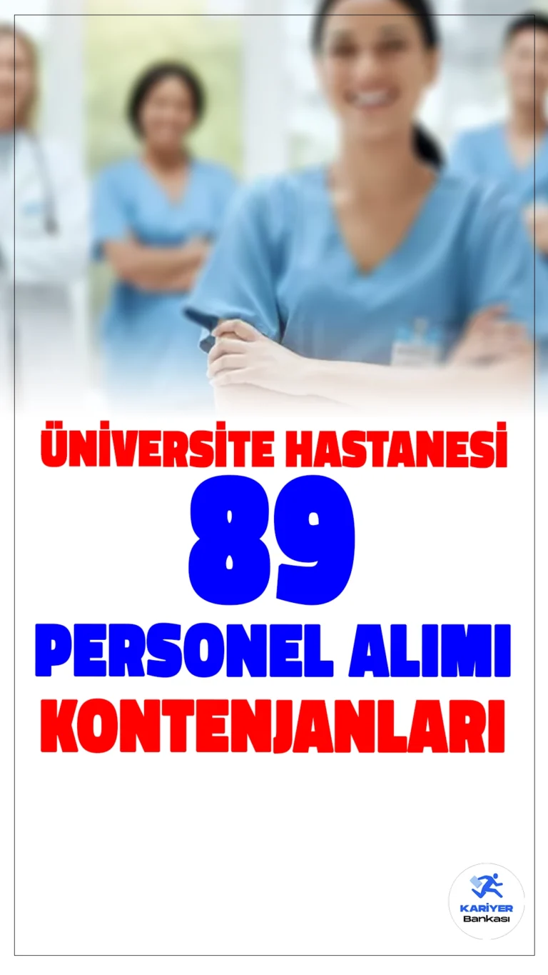 Afyonkarahisar Sağlık Bilimleri Üniversitesi (AFSÜ) 89 Personel Alımı Kontenjanları.İlgili alım duyurusunda, AFSÜ'ye Hemşire, Fizyoterapist, Çocuk Gelişimcisi, Sağlık Teknikeri (Ağız ve Diş Sağlığı), Sağlık Teknikeri (Anestezi), Sağlık Teknikeri (Patoloji), Sağlık Teknikeri (Tıbbi Laboratuvar), Sağlık Teknikeri (Radyoloji), Büro Personeli, Mühendis, Tekniker, Teknisyen, Destek Personeli, Koruma ve Güvenlik Görevlisi ünvanlarında personel alımı yapılacağı aktarıldı.Başvuru yapacak adayların genel ve özel şartları sağlaması gerekmektedir.