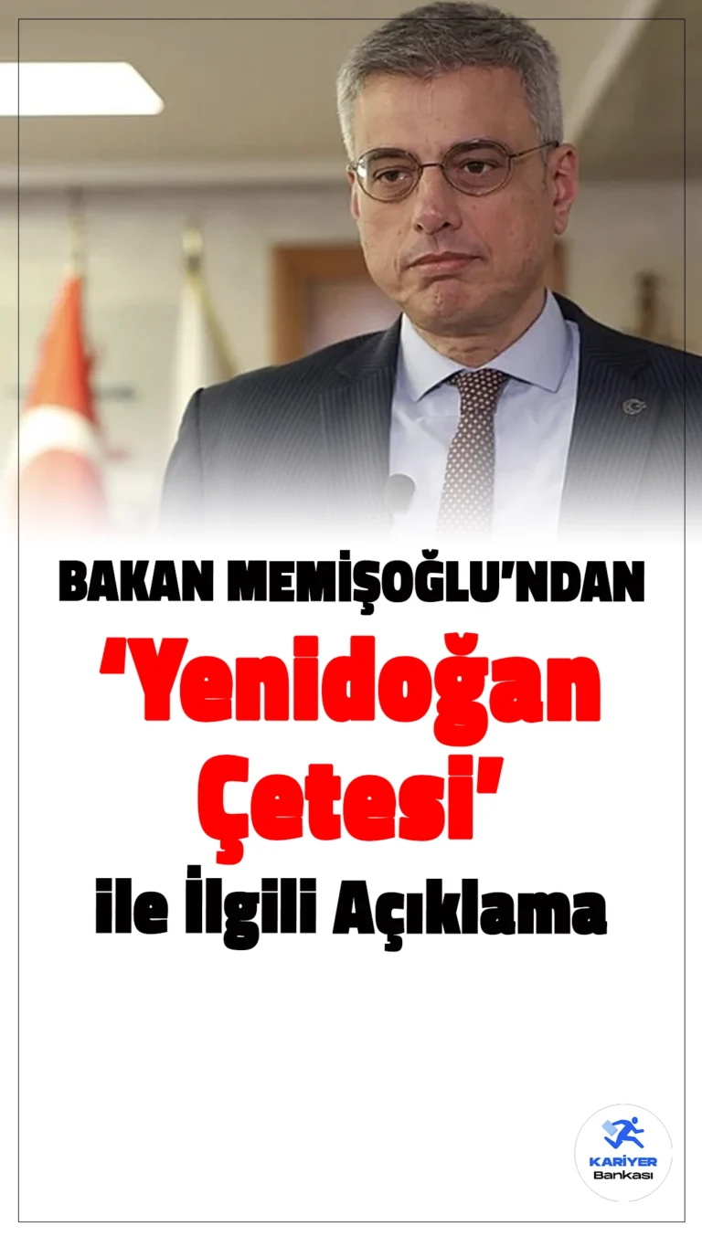 Bakan Memişoğlu'ndan 'Yenidoğan Çetesi' ile İlgili Açıklama Geldi.Sağlık Bakanı Kemal Memişoğlu, 'Yenidoğan çetesi' ile ilgili "İnsanlıktan nasibini almamış kişiler bunlar. Gerçekten canice ve kabul edilemeyecek bir çete. Biz bunun her zaman peşinde olduk ve olacağız. Yanlış uygulamalara izin vermeyeceğiz" ifadelerini kullandı.