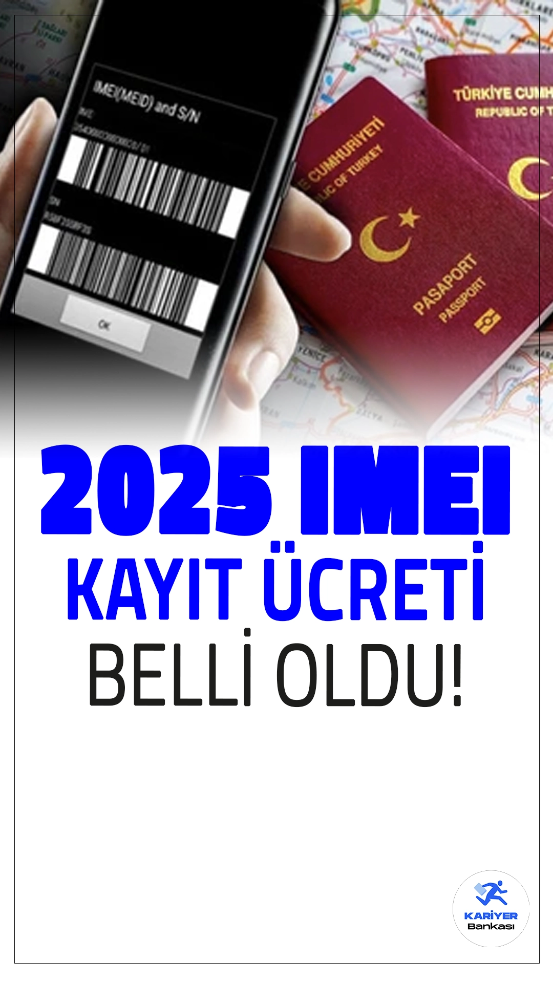 2025 IMEI Kayıt Ücretleri Belirlendi.Türkiye İstatistik Kurumu’nun (TÜİK) açıkladığı Ekim ayı enflasyon verileri ışığında 2025 yılına dair IMEI kayıt ücretleri belirlendi. Yeniden değerleme oranıyla IMEI kayıt ücretlerine yapılacak zam, yurt dışından telefon getirmek isteyenlerin dikkatini çekiyor.