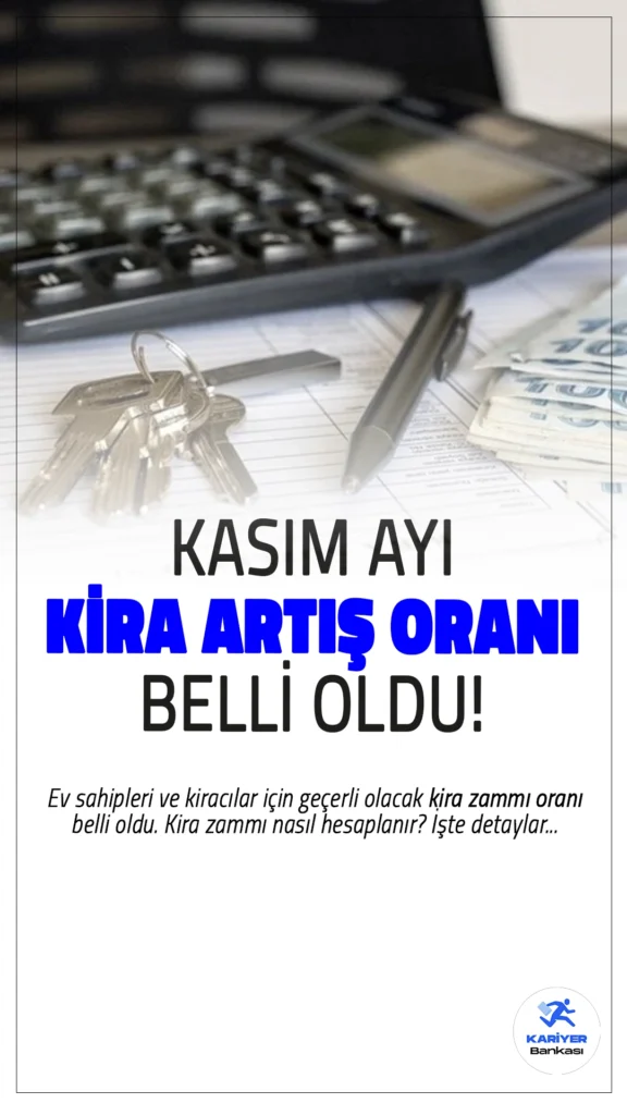 Kasım Ayı Kira Zamları Belli Oldu.Türkiye İstatistik Kurumu (TÜİK) tarafından açıklanan Ekim ayı enflasyon verileriyle, Kasım ayı kira artış oranları da netleşti. Ev sahipleri ve kiracılar için geçerli olacak kira zammı oranı belli oldu.