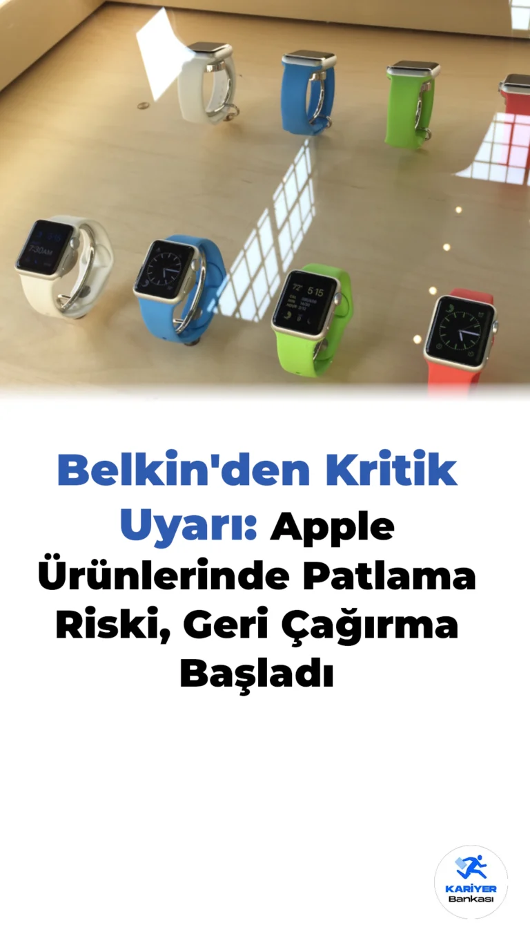 Belkin Geri Çağırma Başlattı: Apple Ürünlerinde Patlama Riski!