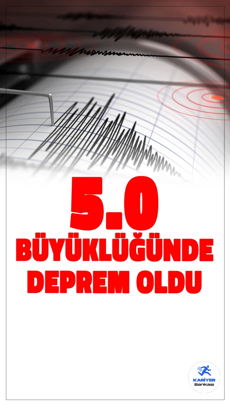 Son Dakika: Elazığ’da 5.0 Büyüklüğünde Deprem Meydana Geldi.Afet ve Acil Durum Yönetimi Başkanlığı (AFAD) tarafından yapılan açıklamaya göre, Elazığ merkezde 5.0 büyüklüğünde bir deprem meydana geldi. Depremin detayları şu şekilde açıklandı: