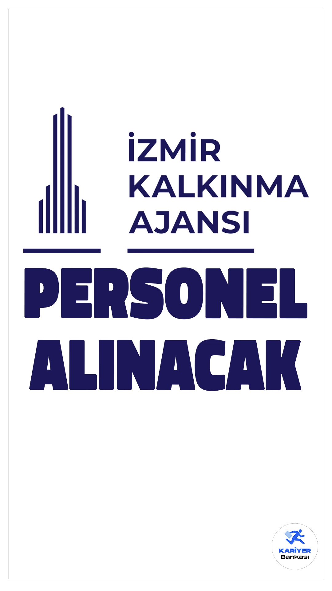 İzmir Kalkınma Ajansı Personel Alımı Yapacak.İzmir Kalkınma Ajansı, üç uzman personel alımı yapacağını duyurdu. Başvurular, 25 Kasım 2024 - 6 Aralık 2024 tarihleri arasında kabul edilecek. Adayların başvuru şartlarını karşılamaları ve belgeleri eksiksiz olarak iletmeleri gerekmektedir. Başvuru, e-Devlet üzerinden elektronik ortamda yapılacak ve sonuçlar ajansın internet sitesinde ilan edilecektir.