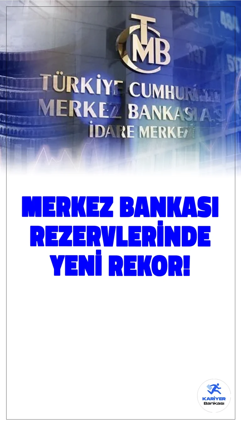 Merkez Bankası Rezervlerinde Yeni Rekor: 159,4 Milyar Dolar.TCMB’nin toplam rezervleri 25 Ekim haftasında 33 milyon dolar artışla 159,4 milyar dolara ulaştı.