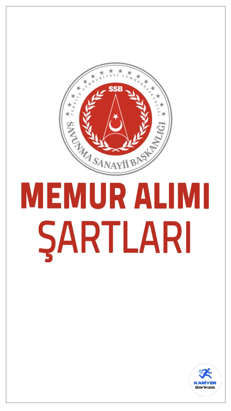 Savunma Sanayii Başkanlığı 65 Memur Alımı Şartları.Savunma Sanayii Başkanlığı memur alımı başvuru işlemleri devam ediyor. Başvuru şartları ve başvuru bilgilerine dair detaylar bu haberimizde.