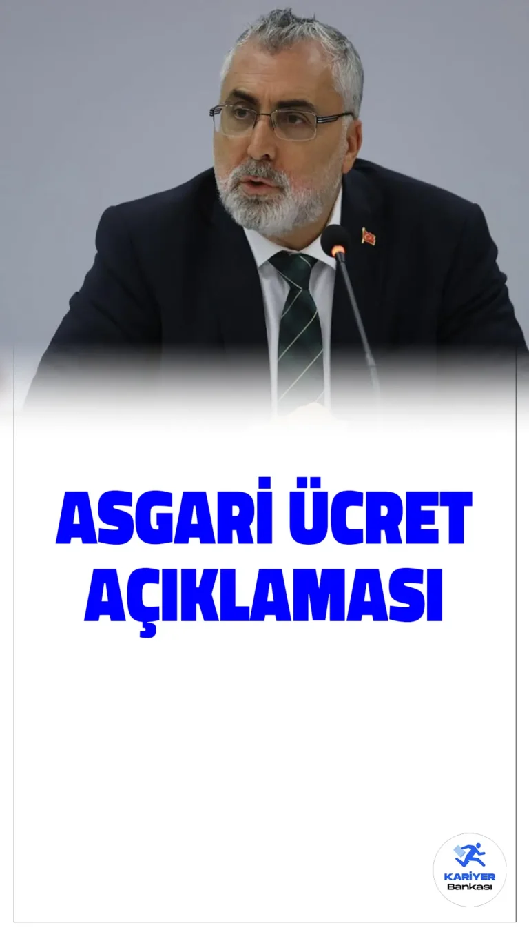 Bakan Işıkhan Asgari Ücret İçin Tarih Verdi: Komisyon Aralık’ta Toplanıyor
