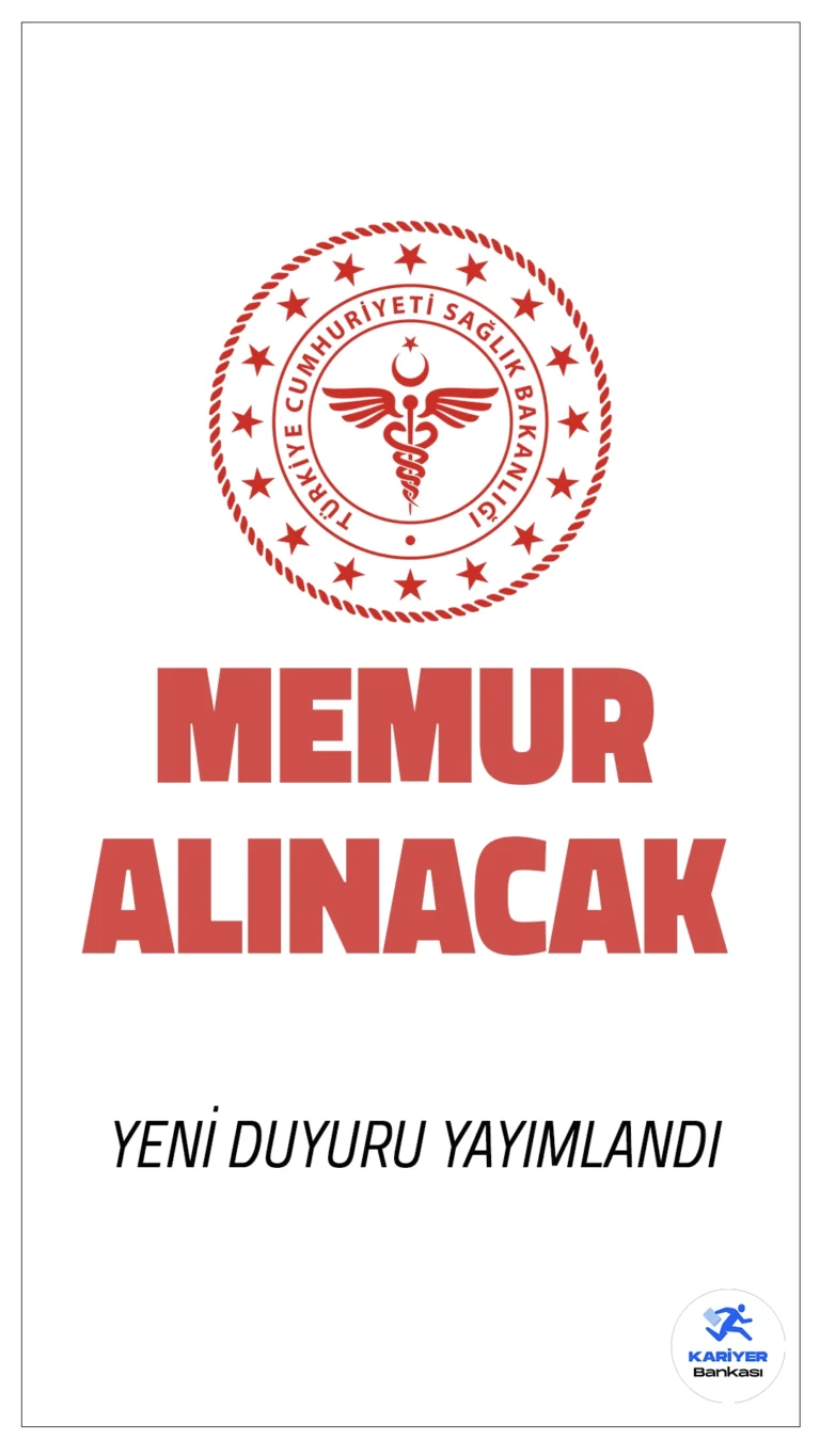 Sağlık Bakanlığı 15 Memur Alımı Duyurusu Yayımlandı.Sağlık Bakanlığı, merkez teşkilatında görevlendirilmek üzere toplamda 15 Sağlık Uzman Yardımcısı alımı yapacak. Başvuru yapacak adayların genel ve özel şartları sağlaması gerekmektedir.İşte başvuru şartları ve detaylar: