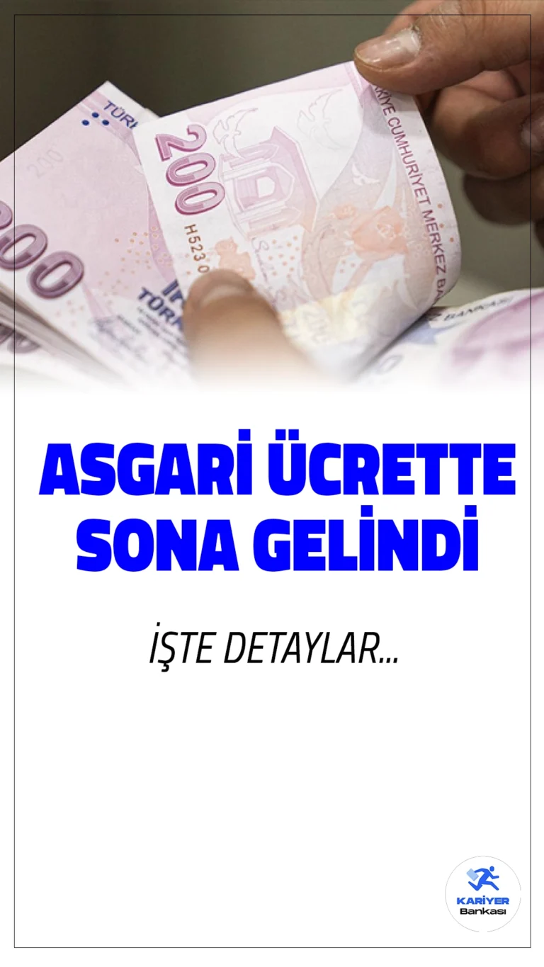 Asgari Ücret Zammında Sona Gelindi: Yeni Rakam Salı veya Çarşamba Belli Oluyor.2025'te uygulanacak asgari ücret için geri sayım başladı. Asgari Ücret Tespit Komisyonu, son toplantısını bu hafta yapacak ve yeni rakamı belirleyecek.