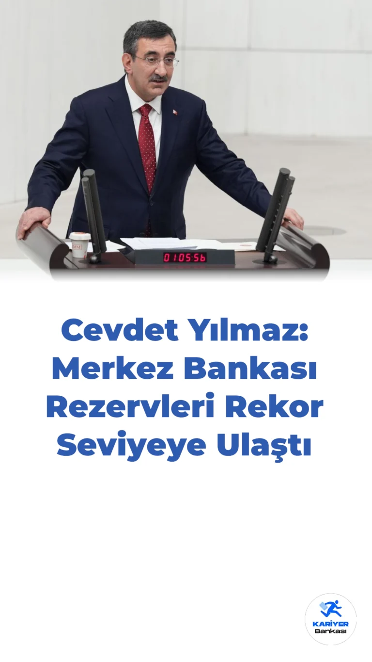 Cevdet Yılmaz: Merkez Bankası Rezervleri Rekor Seviyeye Ulaştı