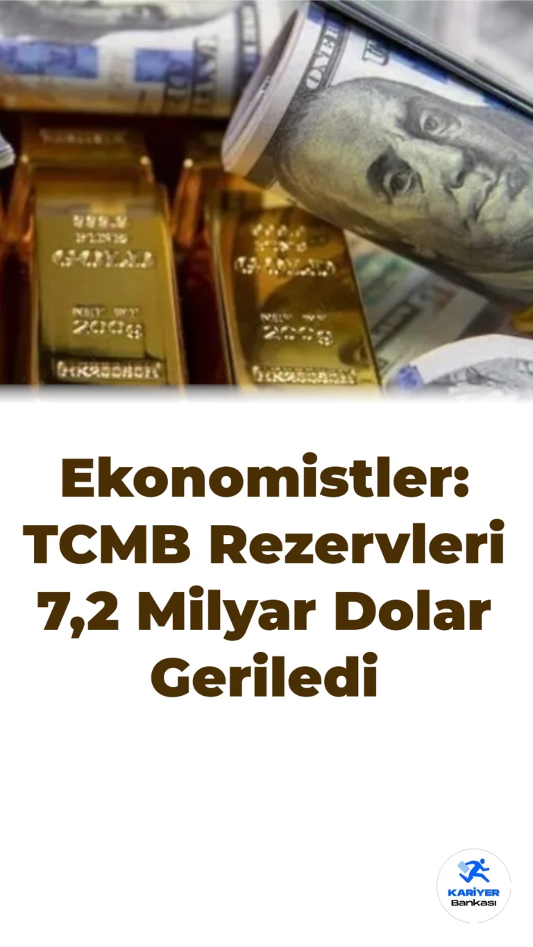 Ekonomistler: TCMB Rezervleri 7,2 Milyar Dolar Geriledi
