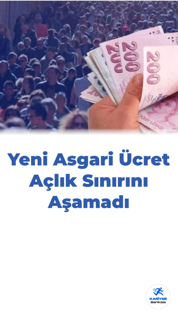 Yeni Asgari Ücret Açlık Sınırını Aşamadı