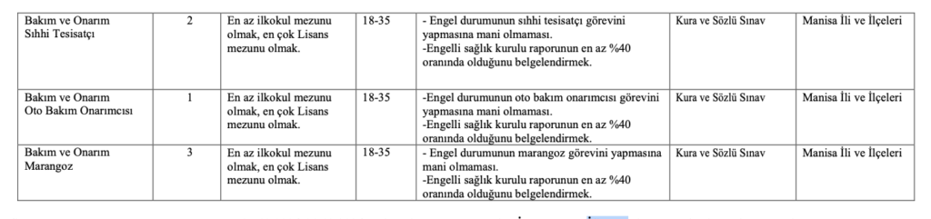 mcbü 27 işçi alımı