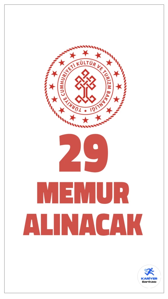 Kültür ve Turizm Bakanlığı 29 Memur Alımı Yapacak. Kamu ilan sayfasında yayımlanan duyuruya göre, Kültür ve Turizm Bakanlığına uzman yardımcısı alımı yapılacak.. Başvuru yapacak adayların genel ve özel şartları sağlaması gerekmektedir. İşte şartlar ve başvuru bilgileri..