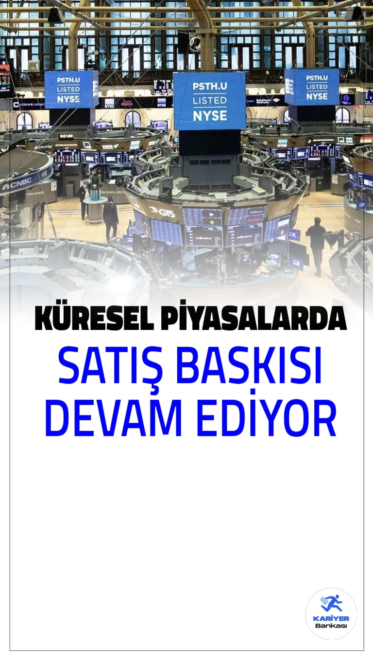 Küresel Piyasalarda Satış Baskısı Devam Ediyor.Küresel piyasalarda, ABD Merkez Bankası (Fed) faiz indirimine rağmen gelecekteki para politikası belirsizlikleriyle negatif seyir sürüyor.