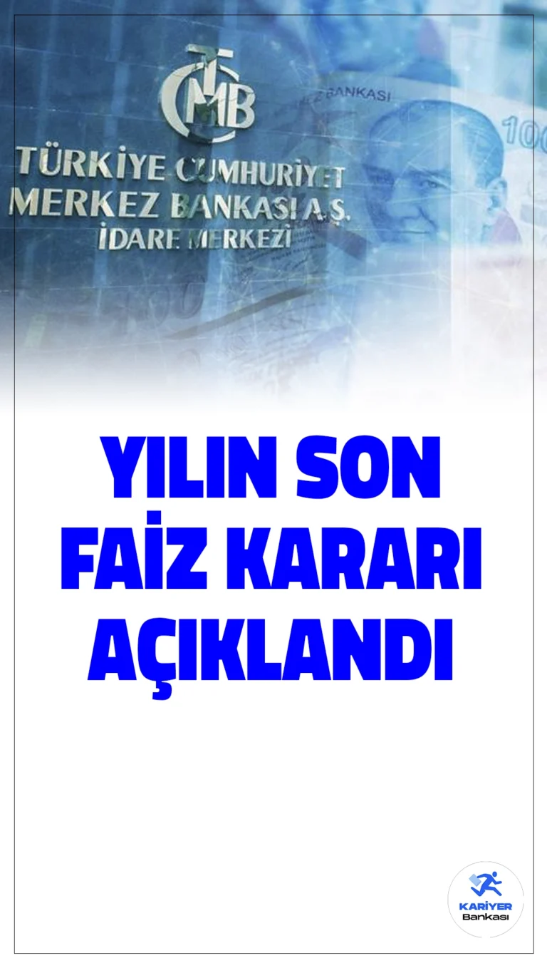 Türkiye Cumhuriyet Merkez Bankası (TCMB) Para Politikası Kurulu (PPK), politika faizi olan bir hafta vadeli repo ihale faiz oranının yüzde 50'den yüzde 47,5'e indirilmesine karar verdi.
