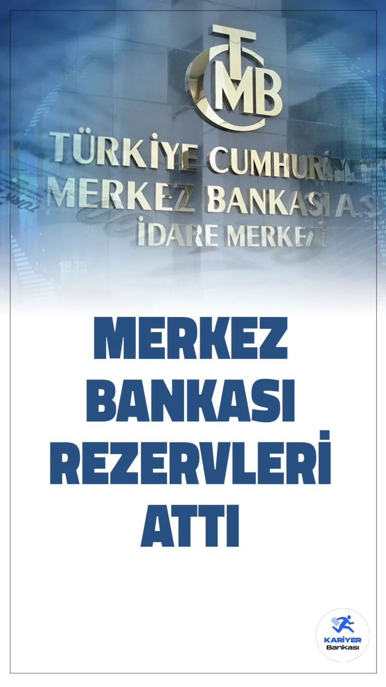 Merkez Bankası Rezervleri 157,7 Milyar Dolara Çıktı!Türkiye Cumhuriyet Merkez Bankası (TCMB) rezervleri 29 Kasım haftasında 1 milyar 99 milyon dolarlık artışla 157 milyar 738 milyon dolara yükseldi.