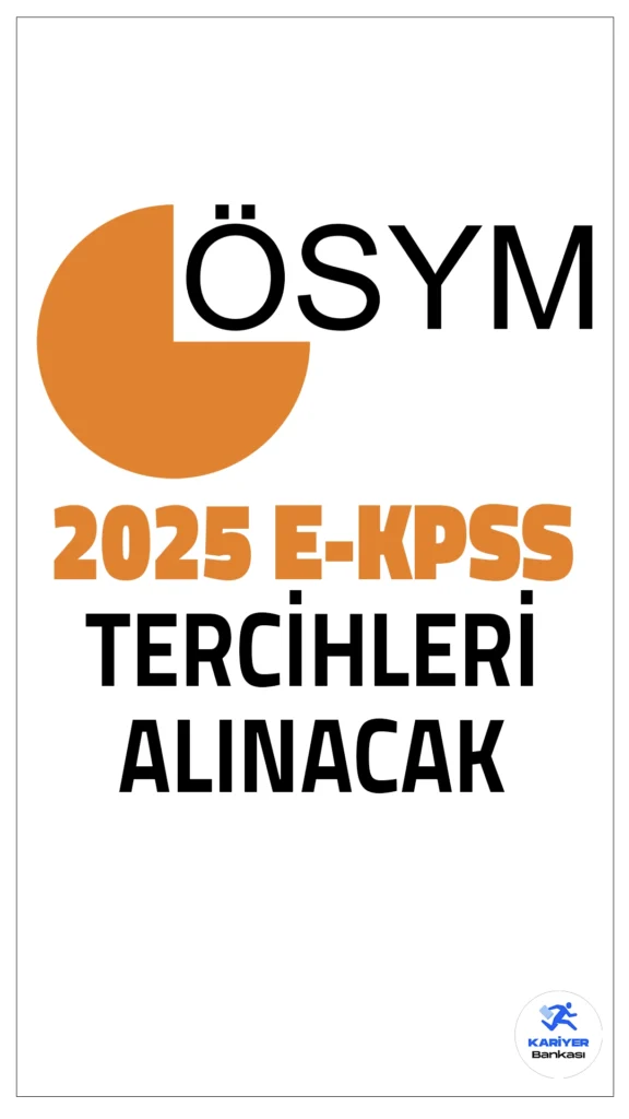 2025-EKPSS/Kura Tercihleri Alınacak. ÖSYM sayfasından yayımlanan resmi duyuruda, Engelli Kamu Personel Seçme Sınavı ve Engellilerin Devlet Memurluğuna Alınmaları Hakkında Yönetmelik uyarınca ÖSYM tarafından yapılan Engelli Kamu Personeli Seçme Sınavı (EKPSS) sonuçları ve kura usulü ile kamu kurum ve kuruşlarının boş kadrolarına yerleştirme yapılacağı aktarıldı.