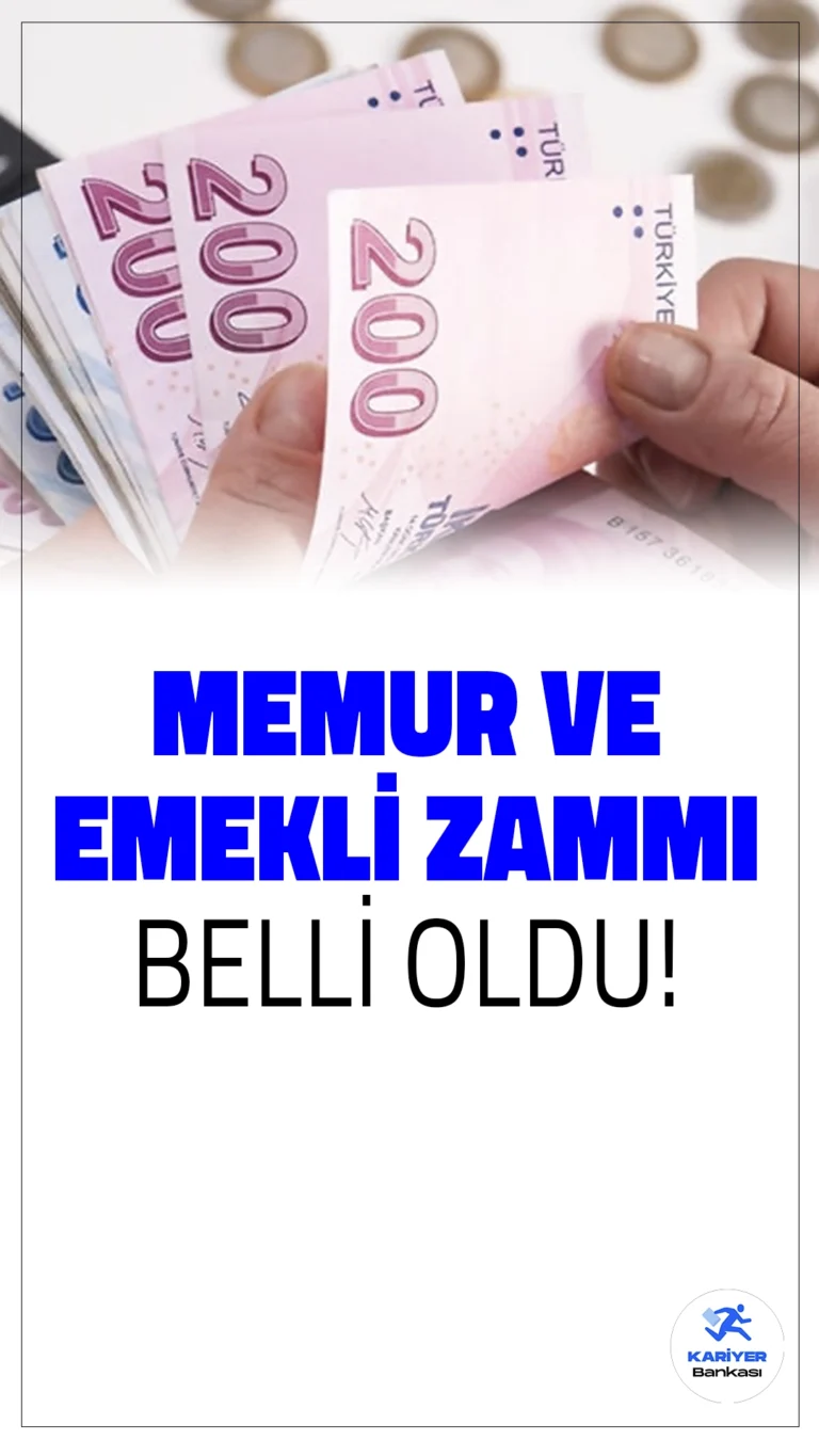 Memur ve Emeklinin Zam Oranları Belli Oldu: Kim Ne Kadar Alacak?2025 yılının ilk 6 ayında memur, memur emeklisi, SSK ve Bağ-Kur emeklilerinin maaşlarına yapılacak zam oranları açıklandı. Memur ve memur emeklileri yüzde 11,54, SSK ve Bağ-Kur emeklileri ise yüzde 15,75 oranında zam alacak.