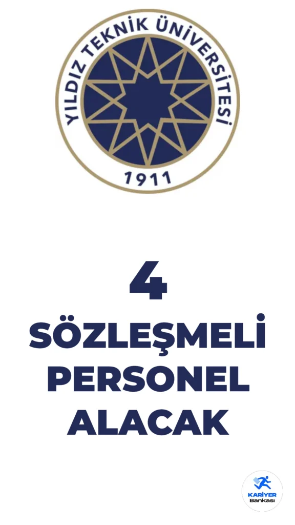 Yıldız Teknik Üniversitesi 4 Sözleşmeli Bilişim Personeli Alacak