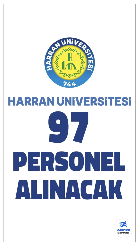 Harran Üniversitesi 97 Personel Alımı Yapacak.İlgili alım duyurusuna göre, Harran Üniversitesine sözleşmeli personel alımı gerçekleştirecek. Başvurular 31 Ocak - 14 Şubat 2025 tarihleri arasında e-Devlet üzerinden yapılacak. Başvuru yapacak adayların genel şartların yanı sıra özel şartları da sağlaması gerekmektedir.