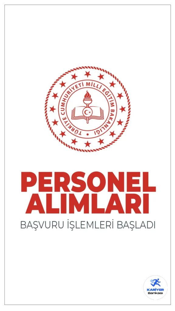 Millî Eğitim Bakanlığı Personel Alımı Başvuruları Alınacak