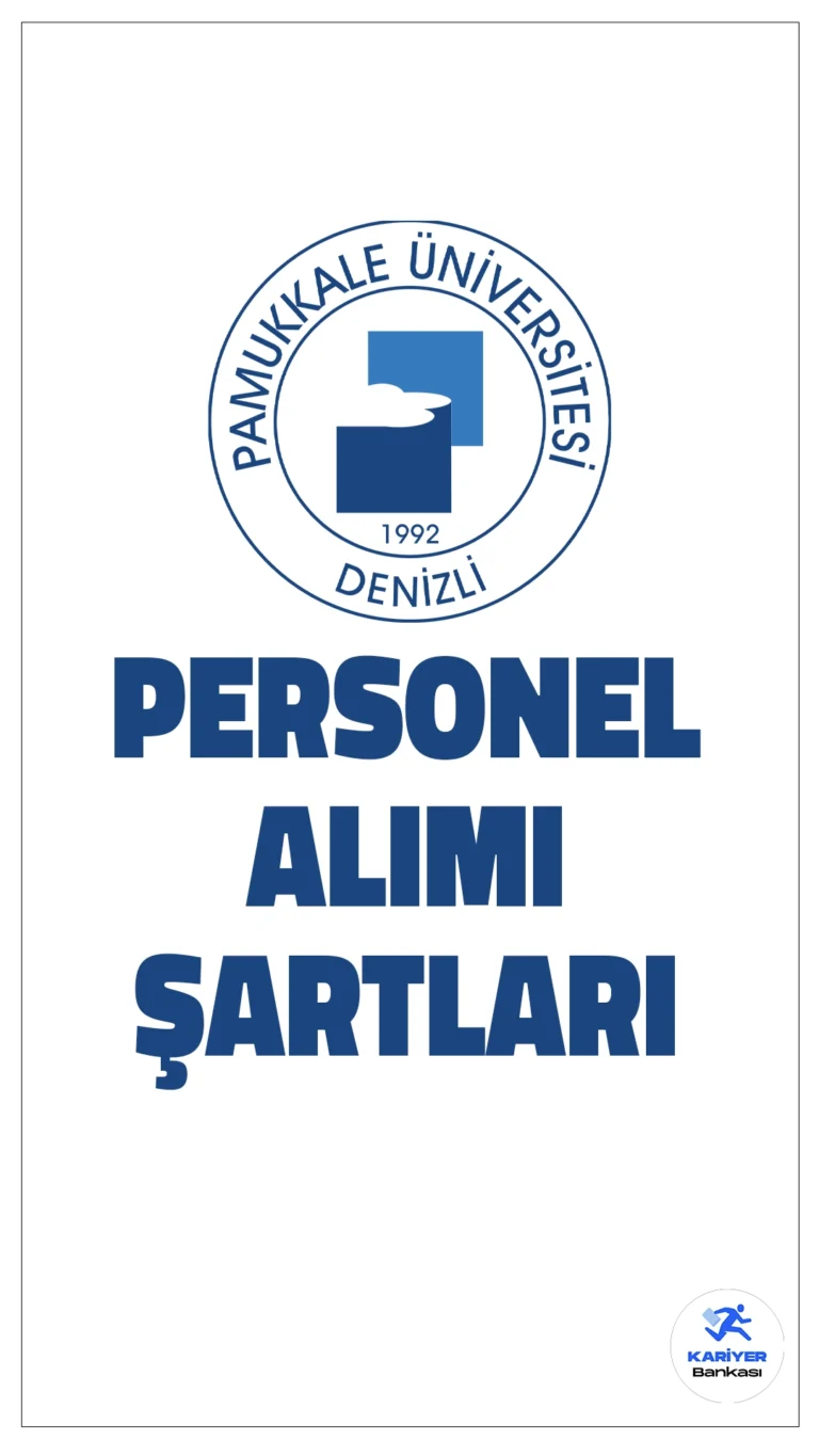 Pamukkale Üniversitesi personel alımı başvuruları sürüyor. Başvuru şartları ve başvuru sayfasına dair tüm detaylar Kariyerbankasi.net'te.Pamukkale Üniversitesi tarafından 2025 yılı için sözleşmeli personel alım ilanı yayımlandı. 36 kişilik personel alımı için farklı pozisyonlar açılmış olup, adaylardan 2024 KPSS puanı esas alınacak. Yazılı veya sözlü sınav yapılmadan yalnızca KPSS sıralaması ile alım gerçekleştirilecek. Başvurular 22 Ocak 2025 tarihinde sona erecek.