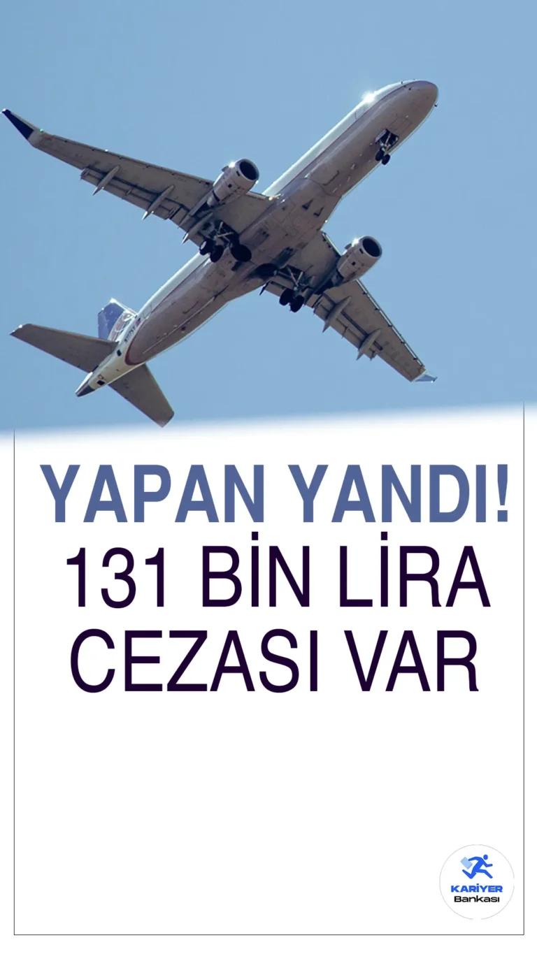 Uçağa Lazer Tutan Yandı! 131 Bin Lira Cezası Var…