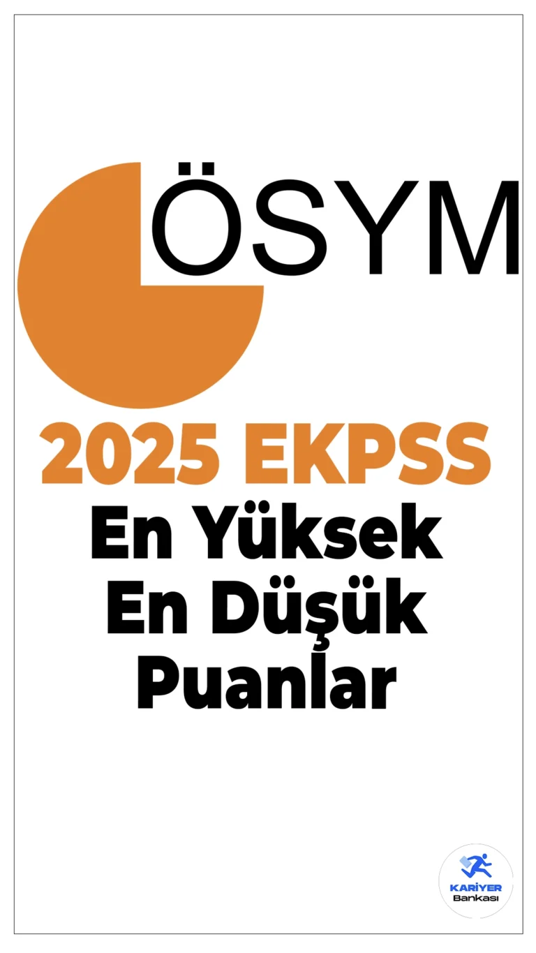 2025 e-KPSS En Yüksek En Düşük Puanlar Belli Oldu.ÖSYM tarafından 2025-EKPSS/Kura İle Engelli Kamu Personeli Yerleştirme tercih sonuçlarının açıklanmasıyla en yüksek ve en düşük puanlar da belli oldu.2025 EKPSS ile merkezi atama kapsamında ortaöğretim, ön lisans ve lisans düzeyinden adayların tercihleri alındı.