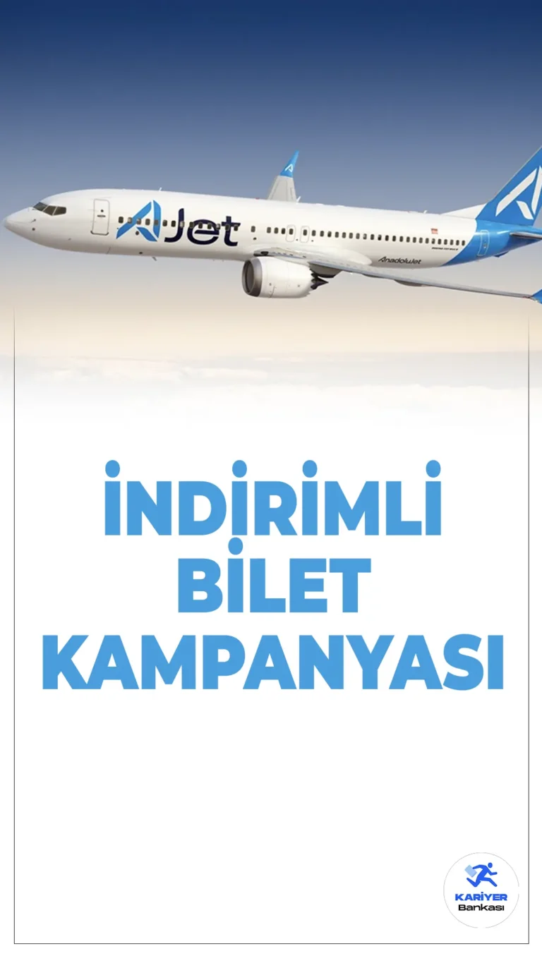 AJet’ten İndirimli Bilet Kampanyası! 9 Euro’ya Yurtdışı…