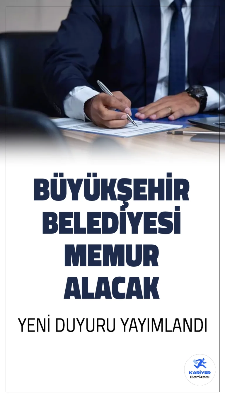 Aydın Büyükşehir Belediyesi Memur Alımı Duyurusu Yayımlandı.İlgili alım duyurusunda, Aydın Büyükşehir Belediyesine ön lisans mezunu itfaiye eri alımı yapılacağı aktarıldı.Başvuruların 7-11 Nisan 2025 tarihleri arasında şahsen yapılacağı aktarıldı.