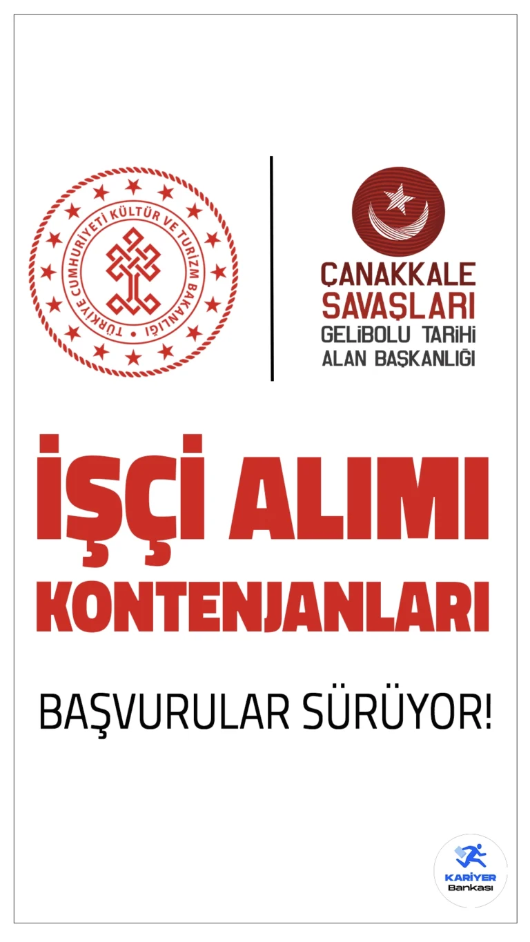Çanakkale Tarihi Alan Başkanlığı 66 İşçi Alımı için başvuru işlemleri devam ediyor. Kontenjan dağılımı ve şartlara dair detaylar bu haberimizde yer alıyor.