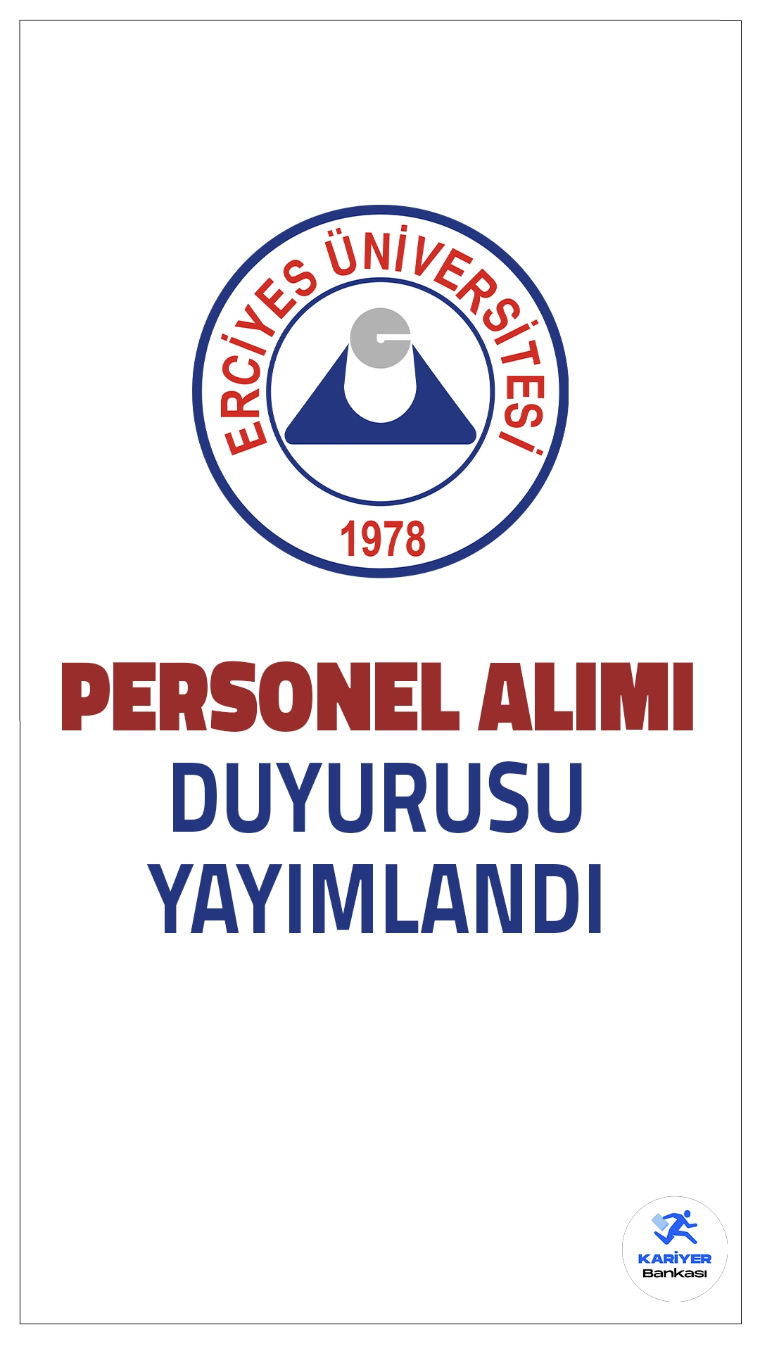 Erciyes Üniversitesi 4 Sözleşmeli Personel Alımı Duyurusu Yayımlandı.Erciyes Üniversitesi, 2025 yılı eğitim-öğretim faaliyetleri kapsamında Güzel Sanatlar Fakültesi'nde görev almak üzere 4 sözleşmeli canlı model alımı yapacak. Başvurular 17 Şubat - 3 Mart 2025 tarihleri arasında gerçekleştirilecek.