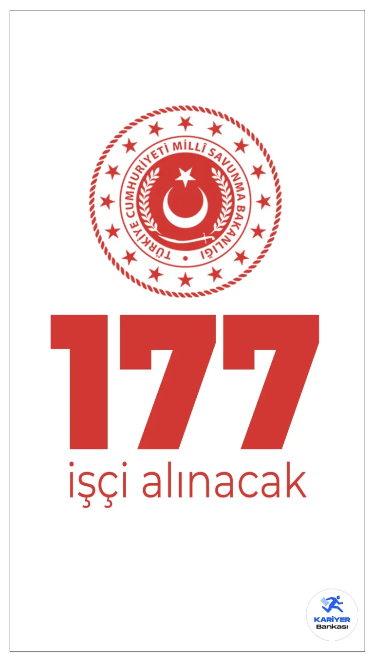 Millî Savunma Bakanlığı Engelli ve TMSY Statüsünde 177 İşçi Alımı Yapacak