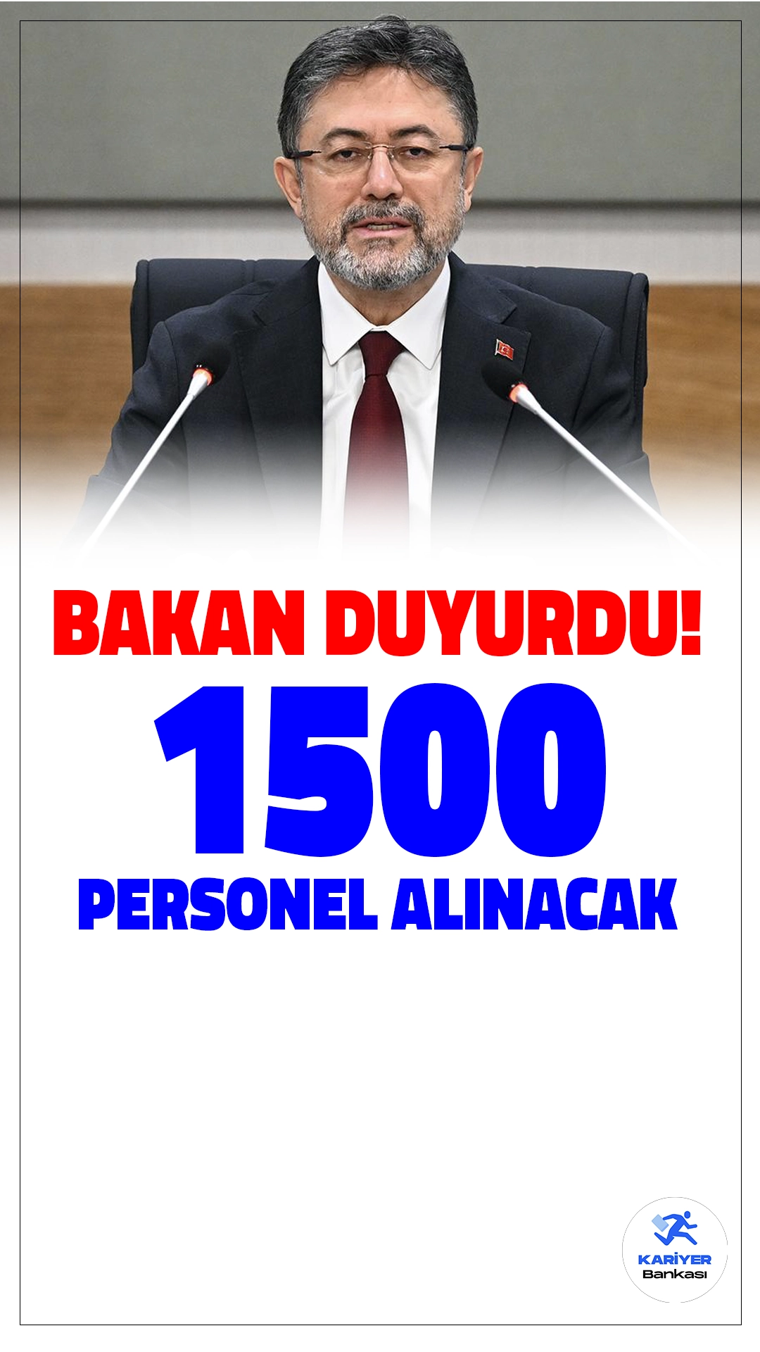 Tarım Bakanlığı 1500 Personel Alımı Yapacak!Tarım ve Orman Bakanı İbrahim Yumaklı, İzmir Bayındır'da kurulacak Sera Organize Tarım Bölgesi kapsamında 1500 personel alımı yapılacağını duyurdu. Tarım sektöründe istihdamı artırmayı hedefleyen bu proje, 3 milyar TL yatırım ile hayata geçirilecek ve Türkiye ekonomisine yıllık 1 milyar TL katkı sağlayacak.