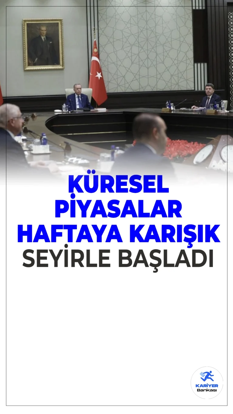 Küresel Piyasalar Haftaya Karışık Seyirle Başladı.Küresel piyasalarda ABD’nin korumacı ticaret politikaları ve büyüme endişeleri nedeniyle dalgalı seyir sürüyor. Piyasalar belirsizlikten etkileniyor.