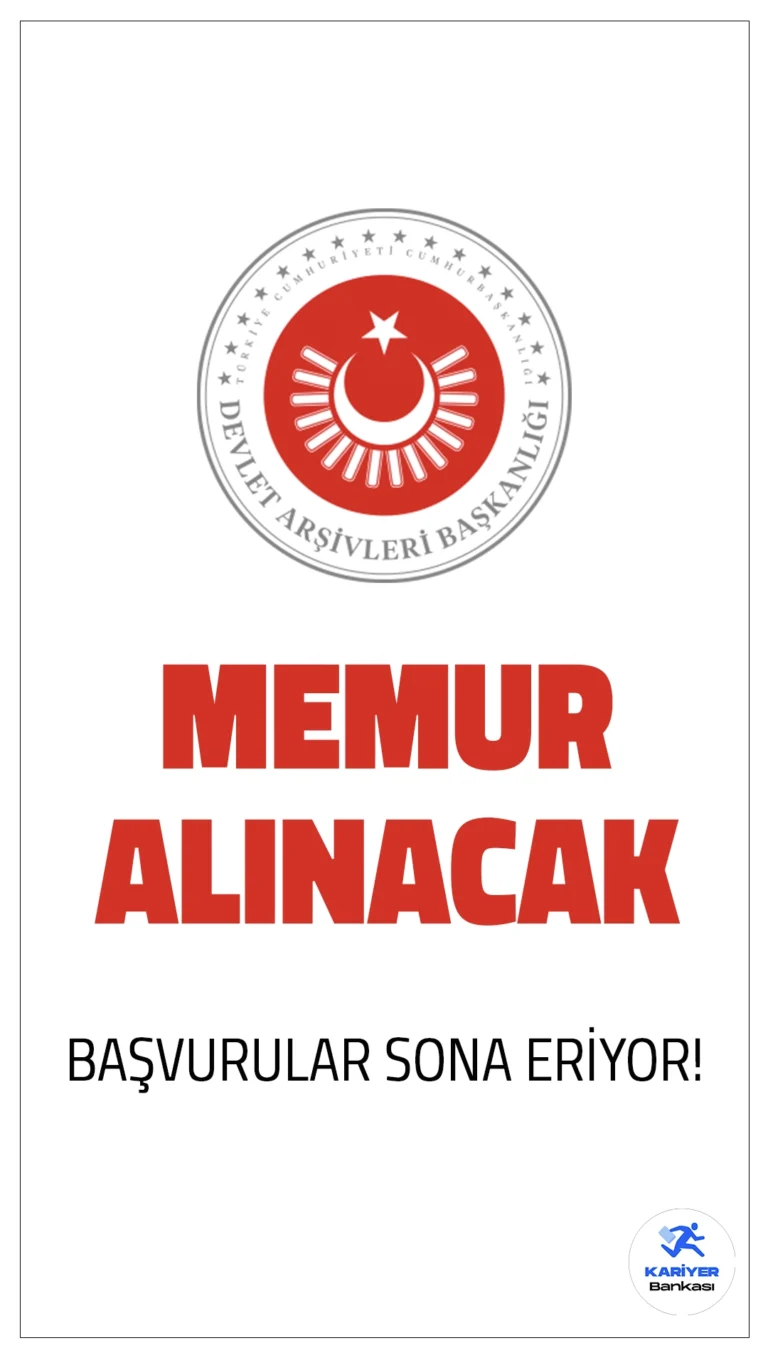 Devlet Arşivleri Başkanlığı 20 Memur Alımında Sona Gelindi.T.C. Cumhurbaşkanlığı Devlet Arşivleri Başkanlığı, Ankara ve İstanbul birimlerinde görevlendirilmek üzere memur alımı başvuruları sona eriyor. Alım, sözlü sınav yöntemiyle yapılacak olup, adayların belirtilen şartları sağlaması gerekmektedir. Başvurular 31 Mart 2025 tarihinde sona erecek. İşte şartlar ve başvuru bilgileri.