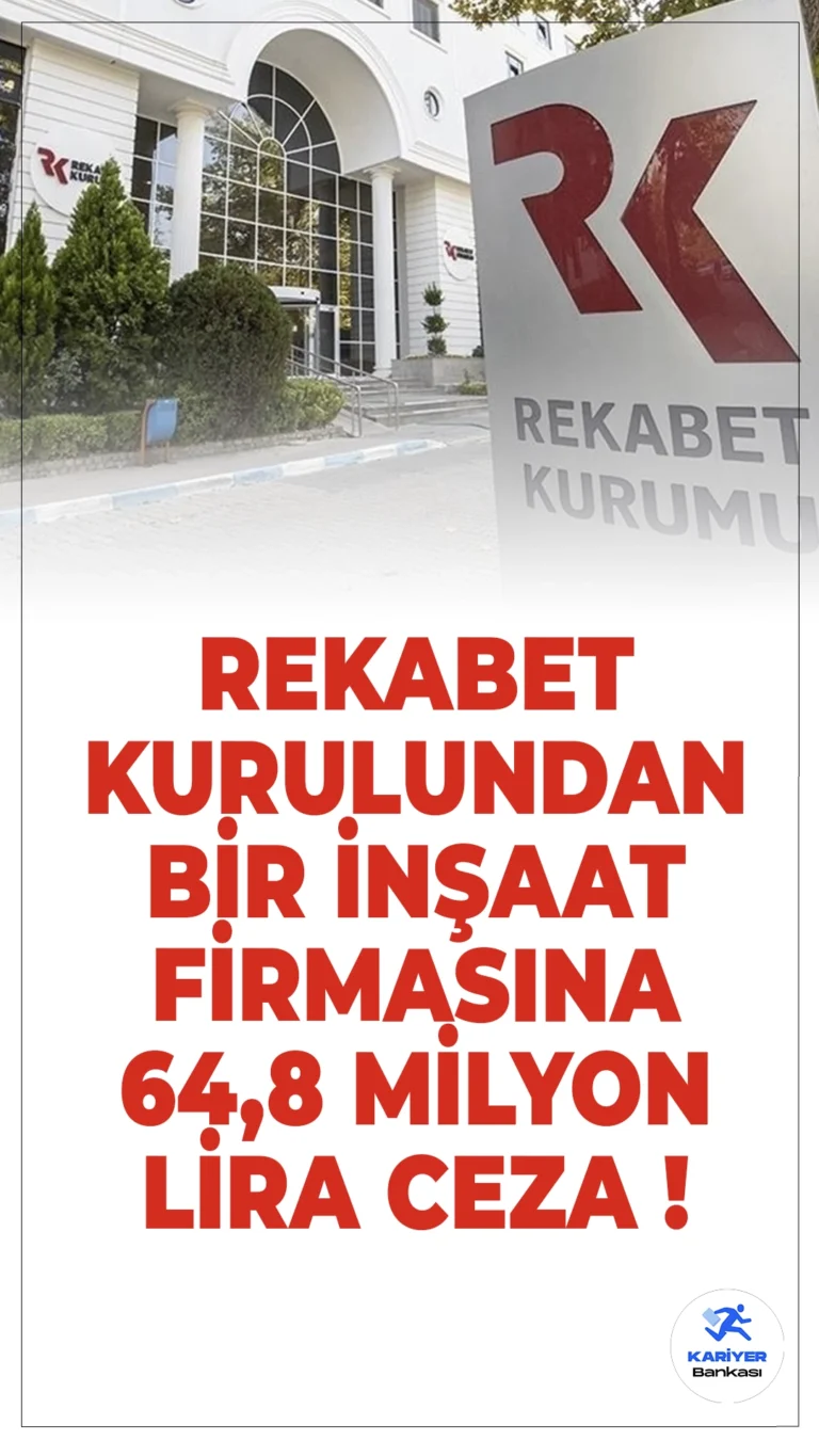 Rekabet Kurulu'ndan İntema İnşaat'a 64,8 Milyon Liralık Ceza!Rekabet Kurulu, İntema İnşaat ve Tesisat Malzemeleri Yatırım ve Pazarlama AŞ’ye, yeniden satış fiyatlarını belirlediği gerekçesiyle 64 milyon 812 bin 992 lira idari para cezası verdi.