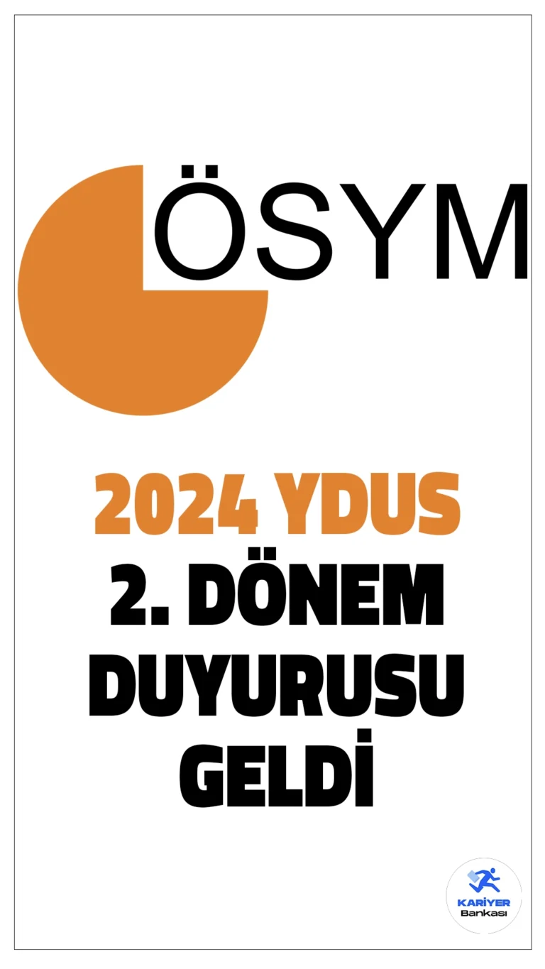2024-YDUS 2. Dönem: Yerleştirme Sonuçları Açıklandı. ÖSYM sayfasından yayımlana duyuruda, 25 Şubat-3 Mart 2025 tarihleri arasında tercihleri alınan 2024 Tıpta Yan Dal Uzmanlık Eğitimi Giriş Sınavı’nın (2024-YDUS 2. Dönem) yerleştirme işlemlerinin tamamlandığı aktarıldı.