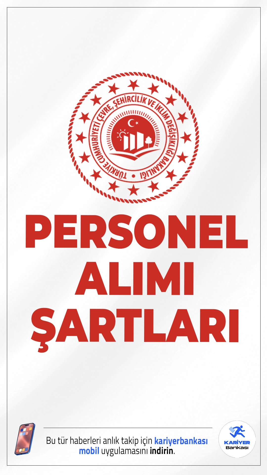 Çevre Bakanlığı 23 Personel Alımı Başvuru Şartları.Çevre, Şehircilik ve İklim Değişikliği Bakanlığı sözleşmeli personel alımı başvuruları sürüyor. Alımlar, sözlü sınav sonuçlarına göre yapılacak ve başarı sıralaması esas alınacak.Başvuru şartları ve diğer tüm detaylar bu haberimizde.