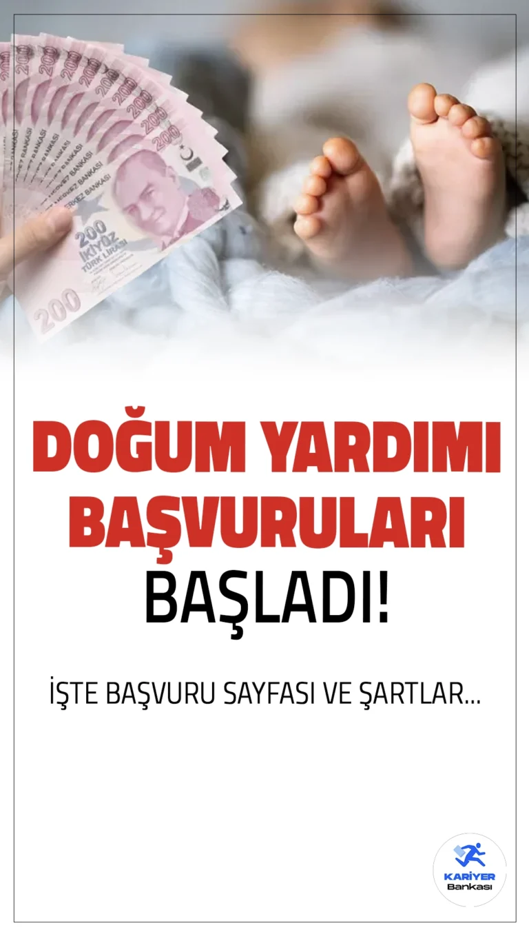 Doğum Yardımı Başvuruları e-Devlet Üzerinden Başladı.Aile Yılı kapsamında uygulamaya giren doğum yardımı başvuruları, bugünden itibaren e-Devlet üzerinden yapılabiliyor.