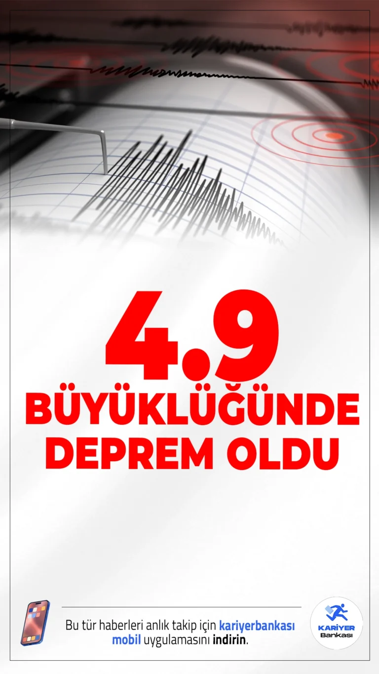 Elazığ'da 4.9 Büyüklüğünde Deprem Meydana Geldi.Elazığ'ın Sivrice ilçesinde 4.9 büyüklüğünde bir deprem meydana geldi. Deprem, çevre illerde de hissedildi.