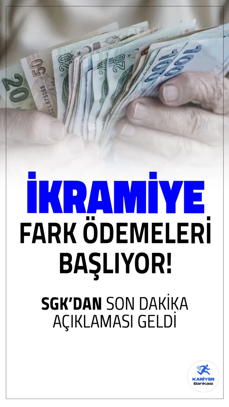 Emeklilere Bayram İkramiyesi Fark Ödemeleri 3 Nisan'da Başlıyor.Sosyal Güvenlik Kurumu (SGK), Ramazan Bayramı sonra emeklilere müjdeyi verdi. Emeklilerin ve hak sahiplerinin bayram ikramiyesi fark ödemeleri 3 Nisan 2025 tarihinde başlıyor. Ödemeler, emekli olunan statüye göre farklı tarihlerde hesaplara yatırılacak.