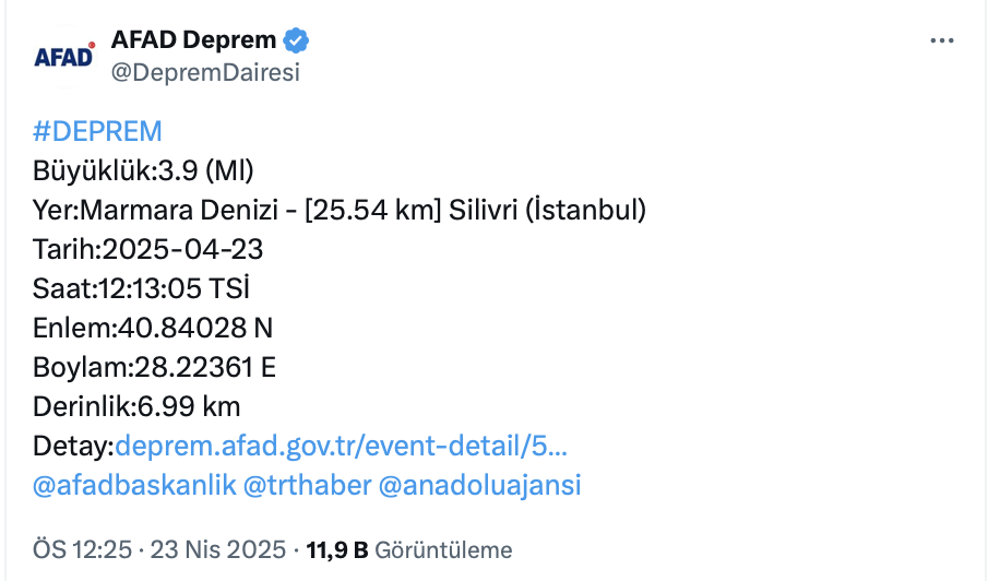 istanbul deprem