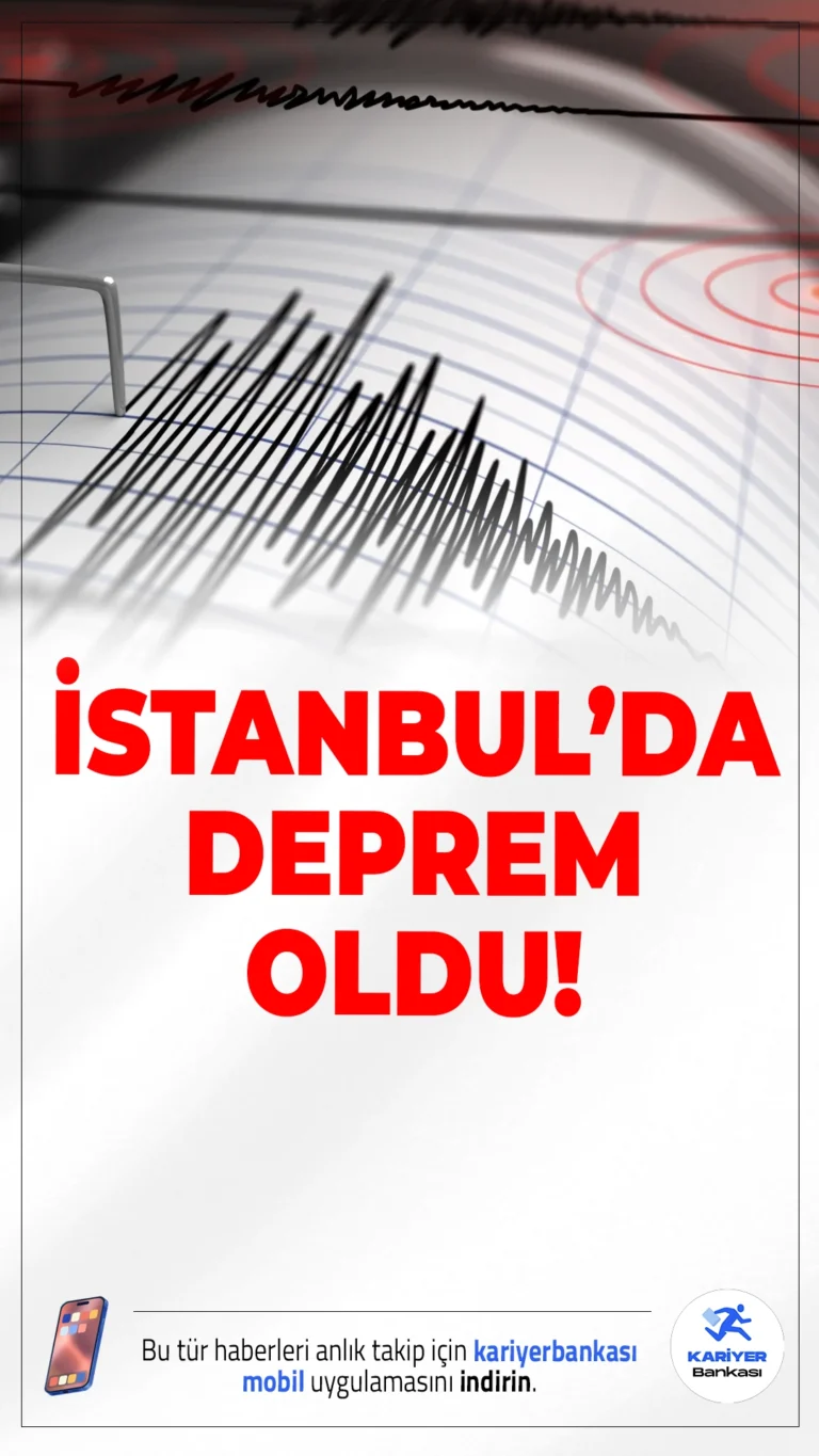 İstanbul'da 3.9 Büyüklüğünde Deprem Oldu!Marmara Denizi’nde, İstanbul Silivri açıklarında bugün öğle saatlerinde 3.9 büyüklüğünde bir deprem meydana geldi. Sarsıntı kısa süreli paniğe neden oldu.