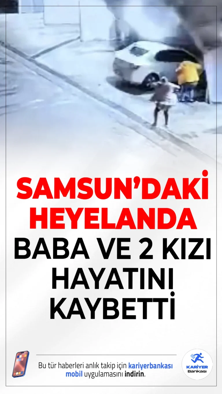 Samsun'daki Heyelanda Baba ve 2 Kızı Hayatını Kaybetti.Samsun'un Canik ilçesinde meydana gelen toprak kaymasında, oto yıkamada bulunan bir baba ve iki kızı yaşamını yitirdi. Olayla ilgili adli soruşturma başlatıldı.