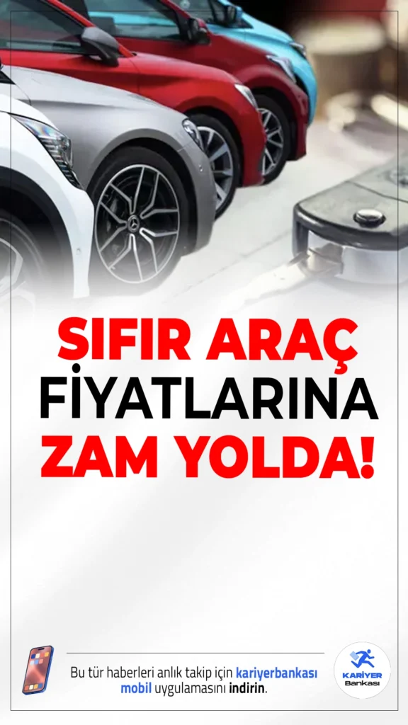 Sıfır Araç Fiyatlarına Zam Yolda!Döviz kurundaki artışla birlikte sıfır araç fiyatları Mayıs ayında yeniden zamlanıyor. Yeni fiyat listeleri 1 Mayıs itibarıyla güncelleniyor.