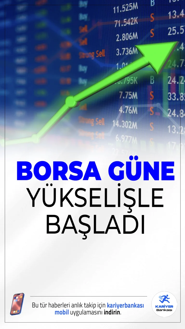 Borsa Güne Yükselişle Başladı: BIST 100 Endeksi 9.730 Puanda.Borsa İstanbul’da işlem gören BIST 100 endeksi, güne yüzde 0,30’luk artışla 9.730,71 puandan başladı.