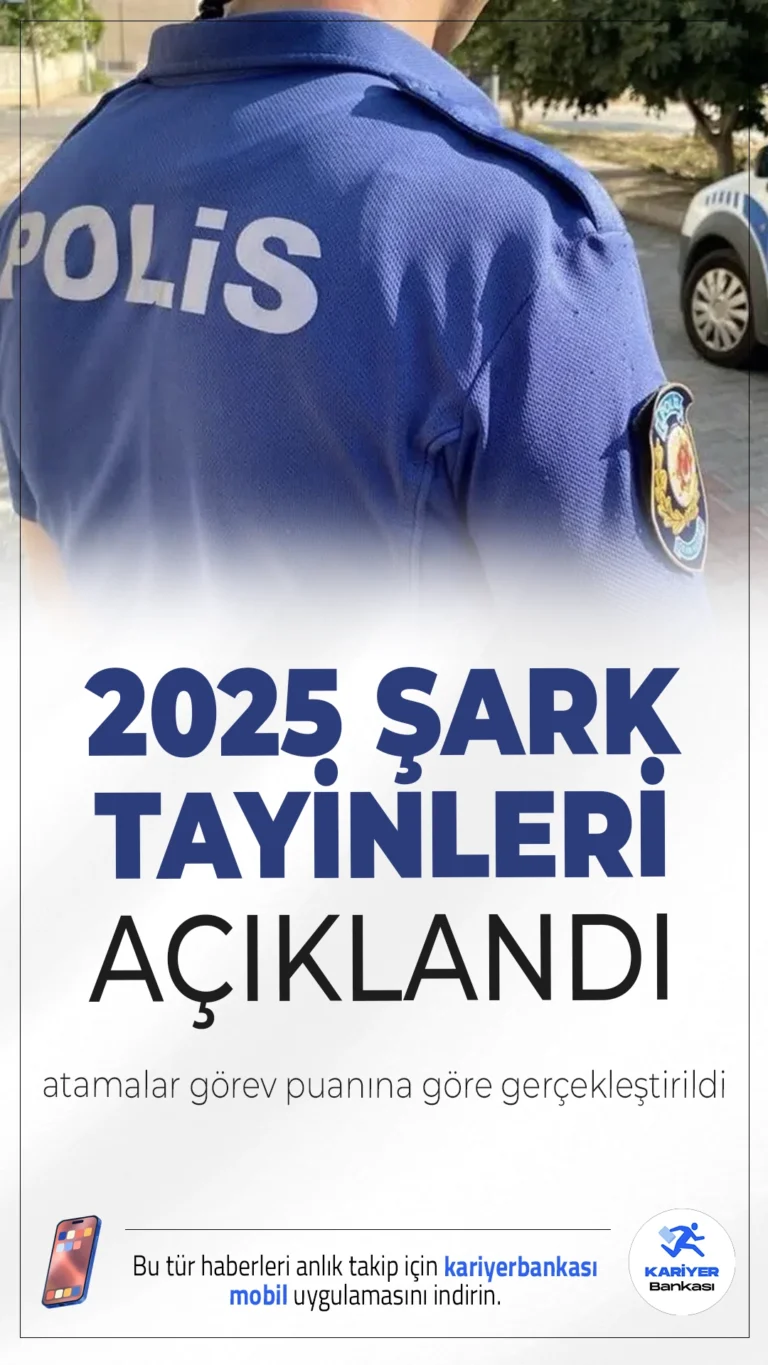 2025 Polis ve Jandarma Şark Tayinleri Açıklandı: Atamalar Görev Puanına Göre Gerçekleştirildi.Polis ve jandarma personelinin heyecanla beklediği 2025 yılı şark tayinleri açıklandı. Atamalar yeni görev puanı sistemine göre yapıldı.