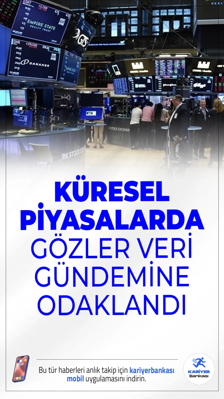 Küresel Piyasalarda Gözler Veri Gündemine Odaklandı.ABD'nin büyüme verileri ve Fed'in toplantı tutanakları küresel piyasalarda yön belirleyici olacak. Türkiye’de ise ekonomik güven endeksi, dış ticaret dengesi ve büyüme verileri öne çıkıyor.