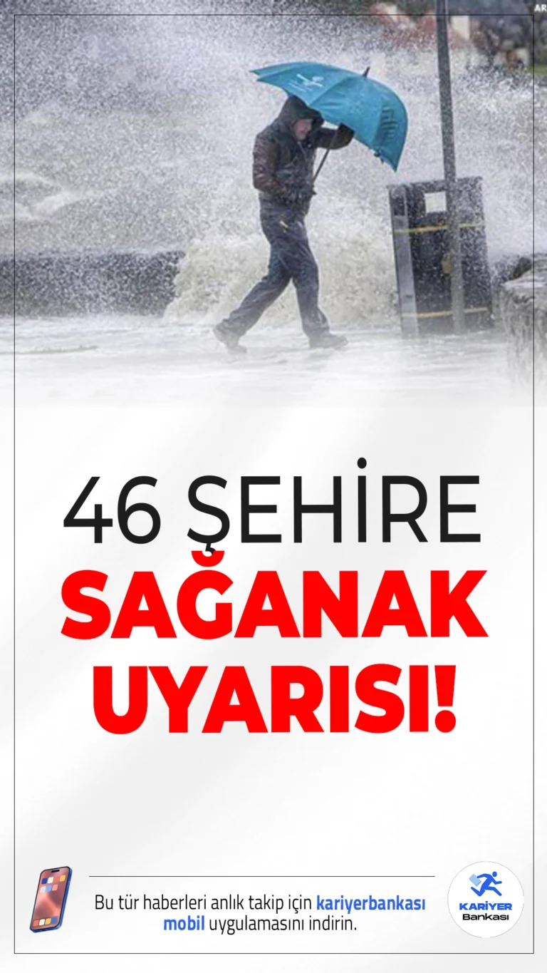 Meteoroloji’den Sağanak Alarmı: 46 İl İçin Kritik Uyarı Geldi.Yurdun dört bir yanında kuvvetli sağanak yağışlar etkisini sürdürüyor. Meteoroloji, 27 Mayıs Salı günü için 46 ilde şiddetli yağış uyarısında bulundu.